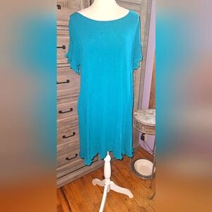 UMGEE Teal Midlength Dress Size XL NWOT
